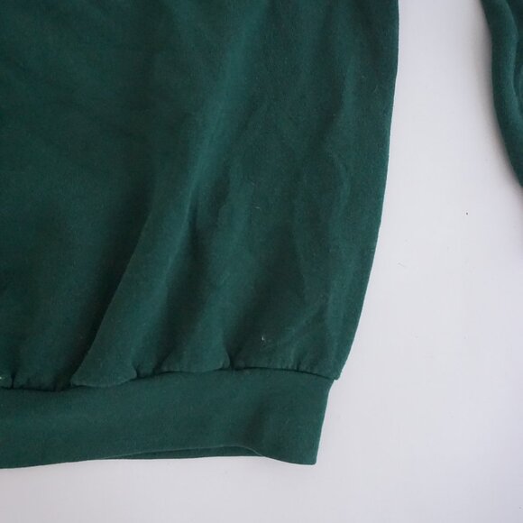 Vintage Endless Designs Green Floral Birdhouse Heart Wreath Sweatshirt XL - Picture 10 of 14